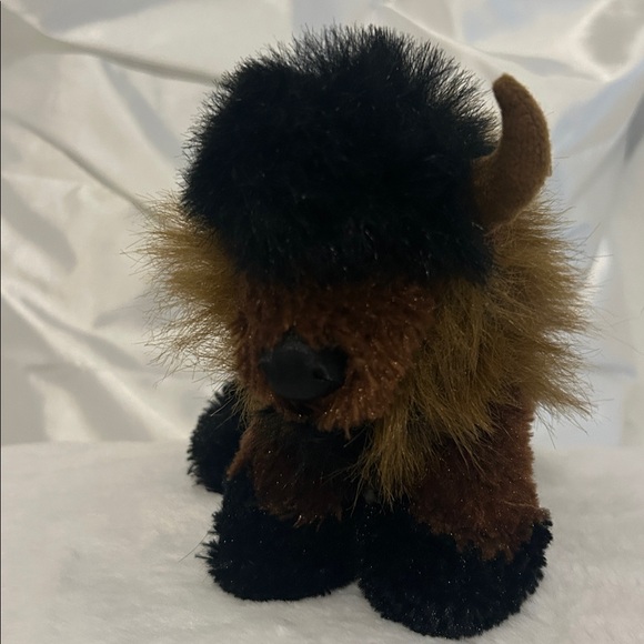 Vintage 1988 Plush Buffalo Brown Bison Stuffed Animal collectibleToy EUC - Picture 3 of 11